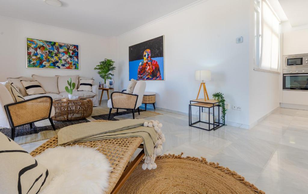 Posedenie v ubytovaní Modern Apartment City Centre Marbella