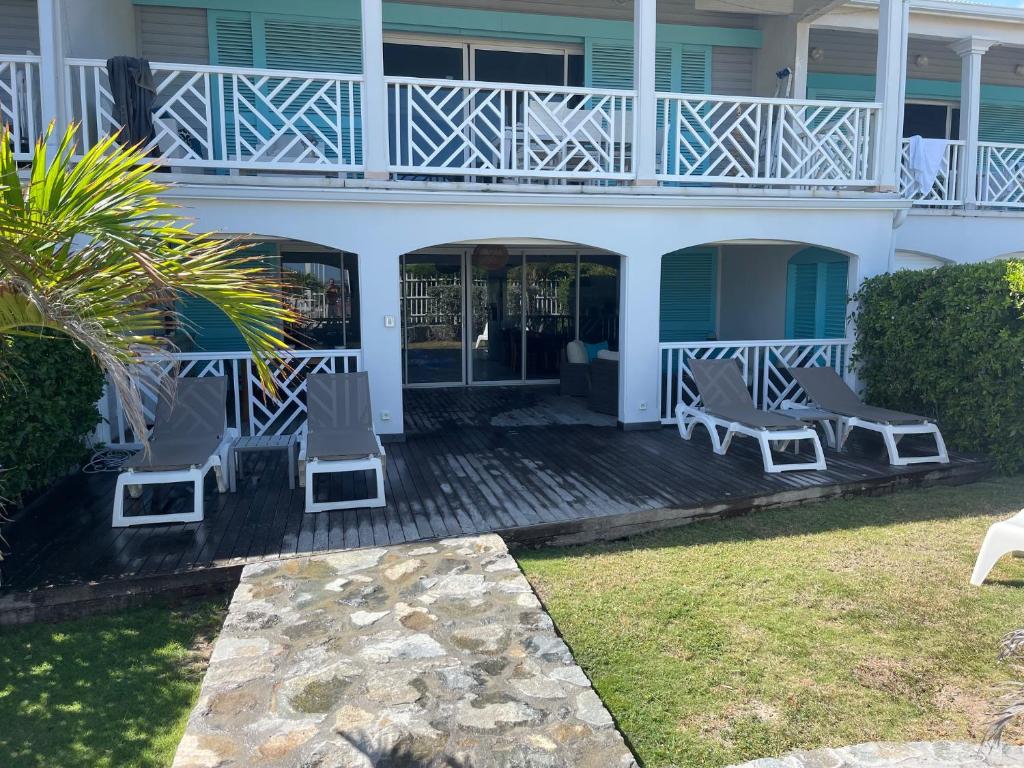 Zahrada ubytování Princess Mahault - Beachfront - Orient bay - luxury apartment