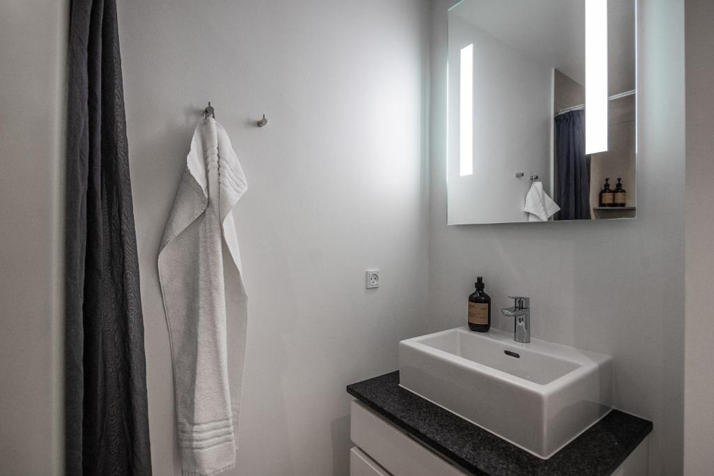Koupelna v ubytování Hotel Scheelsminde