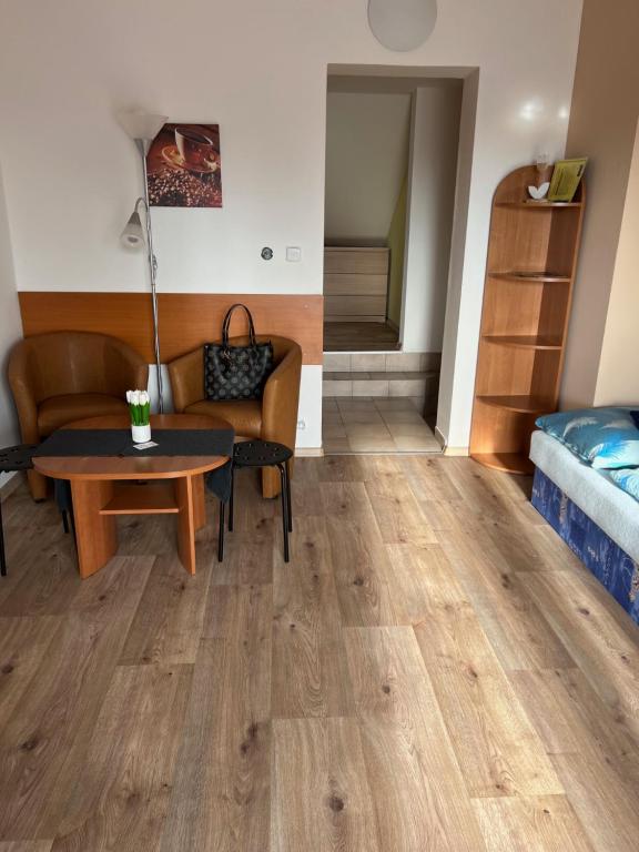 Postel nebo postele na pokoji v ubytování Ubytovani Nikol