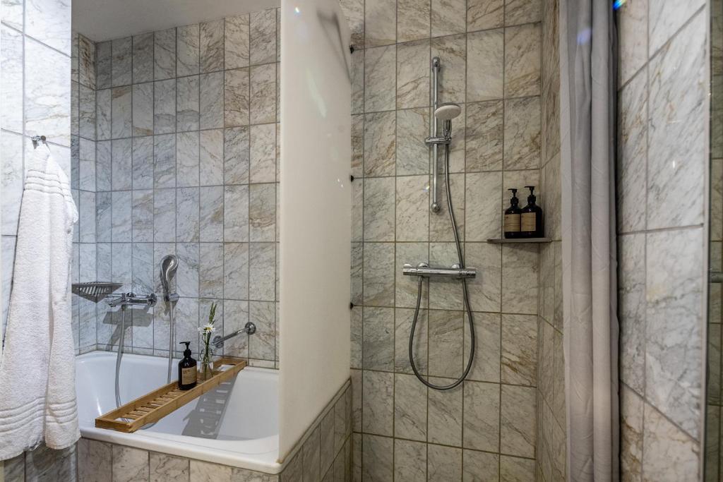 Koupelna v ubytování Hotel Scheelsminde