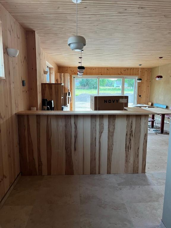 Kuchyň nebo kuchyňský kout v ubytování B&B Zirbenduft