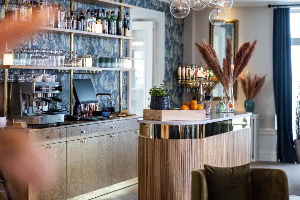 Nápoje v ubytování Hotel Scheelsminde
