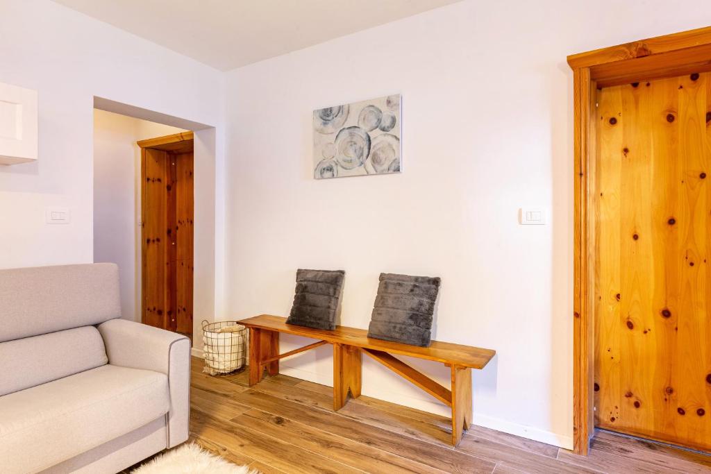 Posezení v ubytování Casa Fiocco di Neve