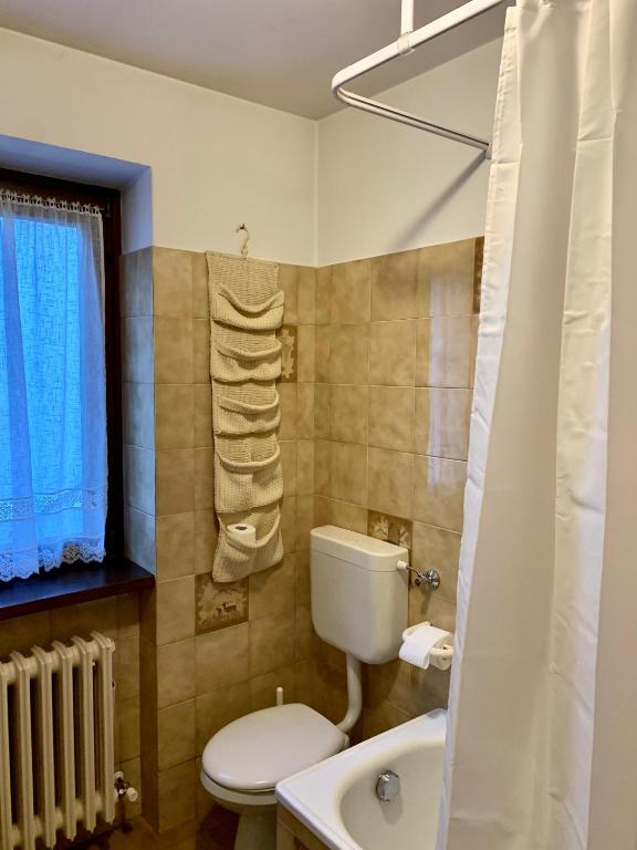 Koupelna v ubytování Casa Serena