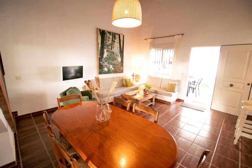 A seating area at Casas Isabel