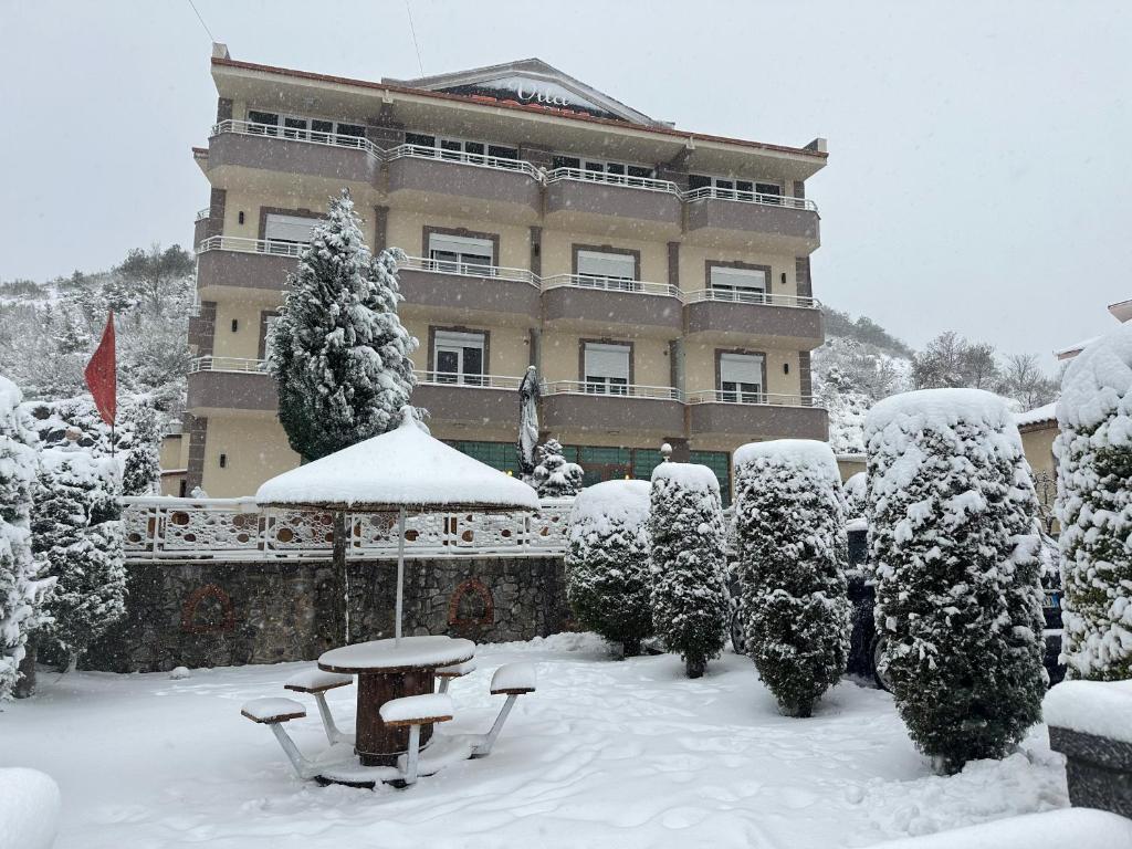 HOTEL VILA TOSKA v zimě