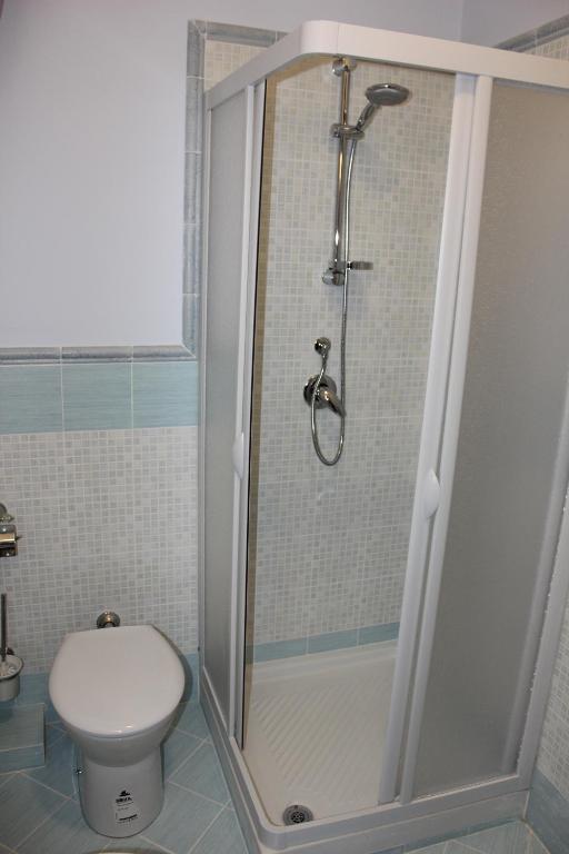 Koupelna v ubytování B&B Monte (Montemare)