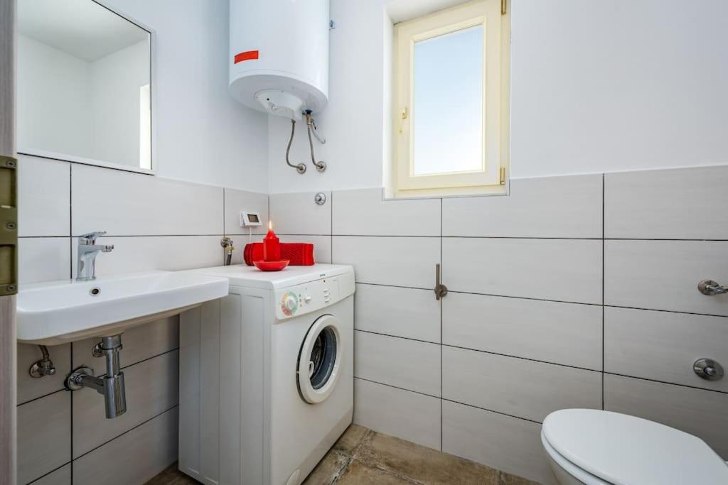 Koupelna v ubytování Villa Shana