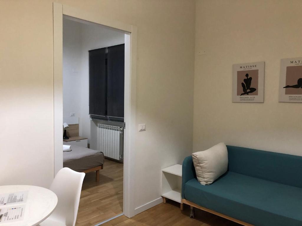 Posezení v ubytování BE HOME Fiera