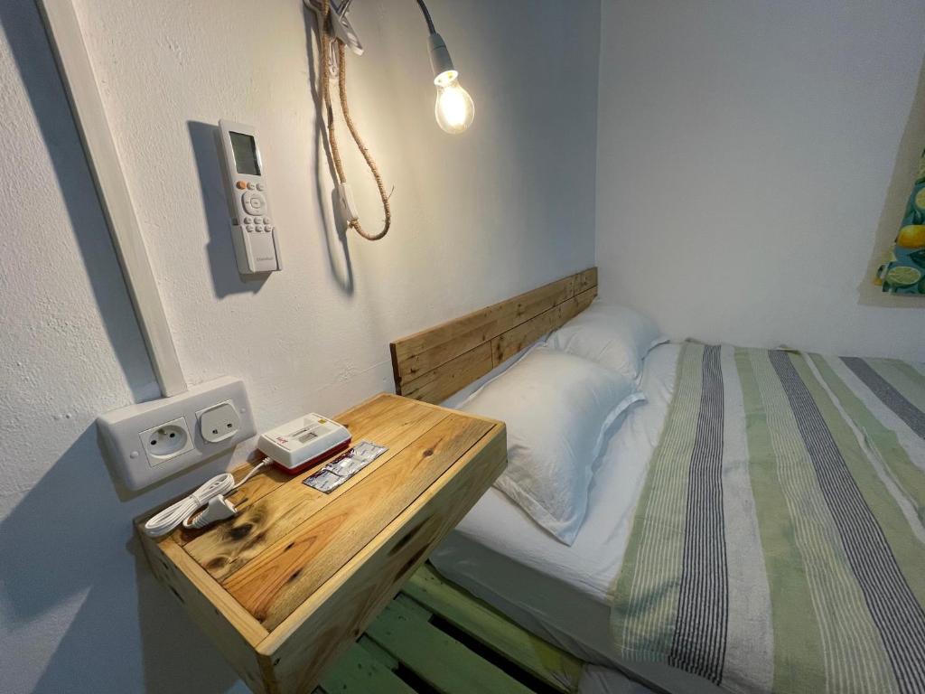 Postel nebo postele na pokoji v ubytování Kowlessur Residence