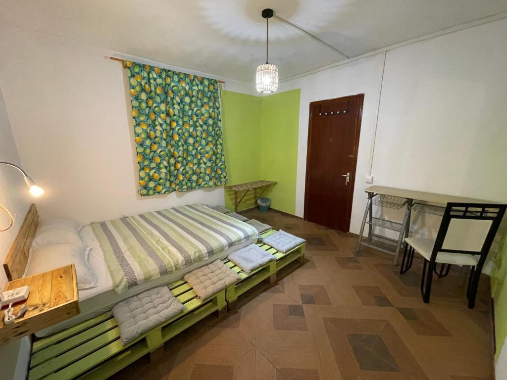 Postel nebo postele na pokoji v ubytování Kowlessur Residence