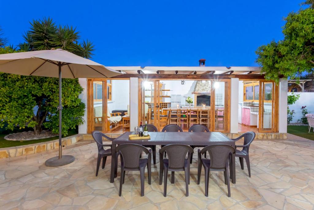 Patio nebo venkovní prostory v ubytování Villa Mali