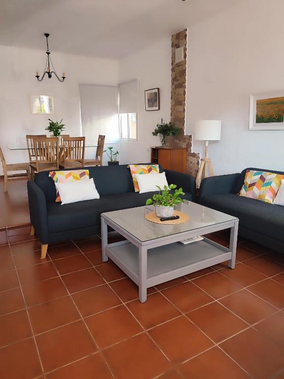 Posezení v ubytování Chalet Matalascañas