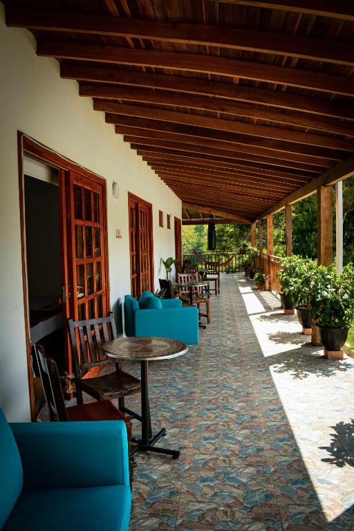 Posezení v ubytování Hotel Campestre La Francesina