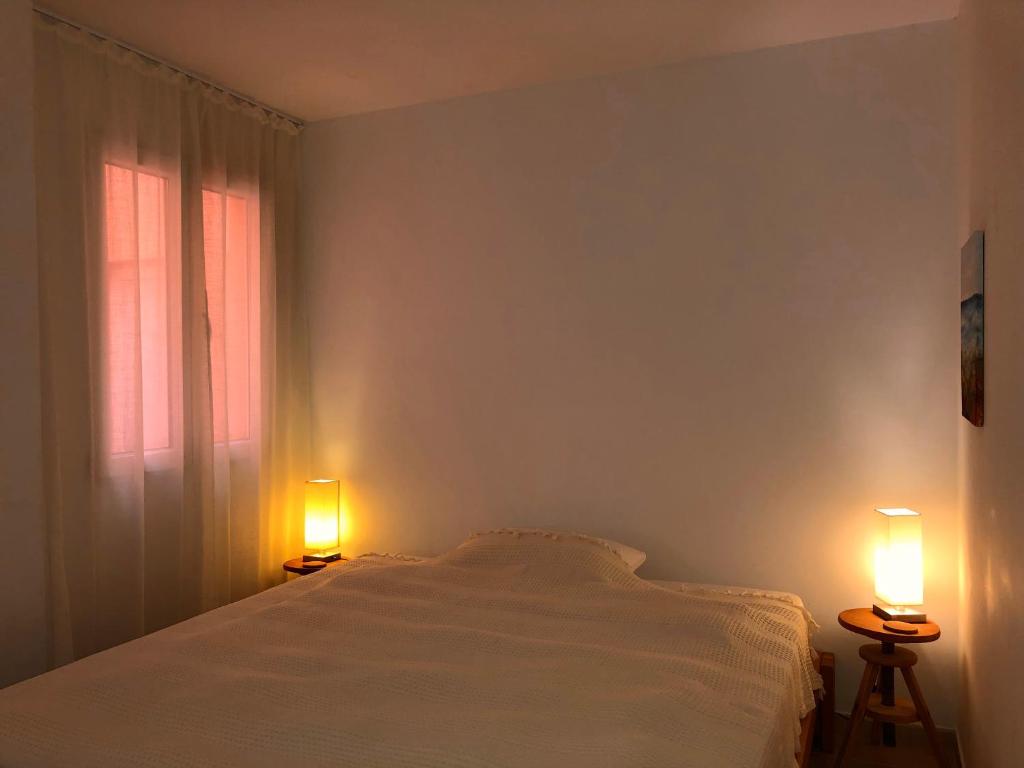Postel nebo postele na pokoji v ubytování Vivienda Atlantico