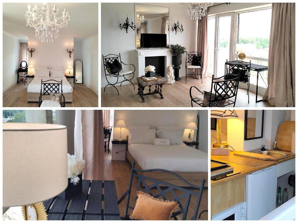 LE FORTUNY - 3 Suites, 2 apparts, 1 chambre - proche TRAM ligne aéroport et parking gratuit - 工作室