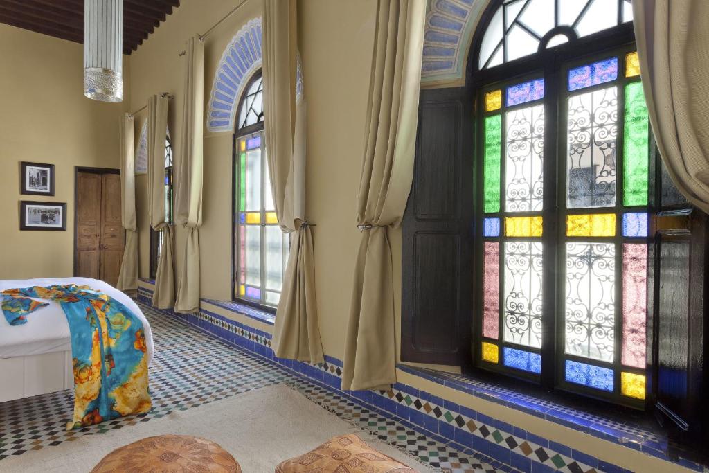 Postel nebo postele na pokoji v ubytování Riad Palais Bahia Fes