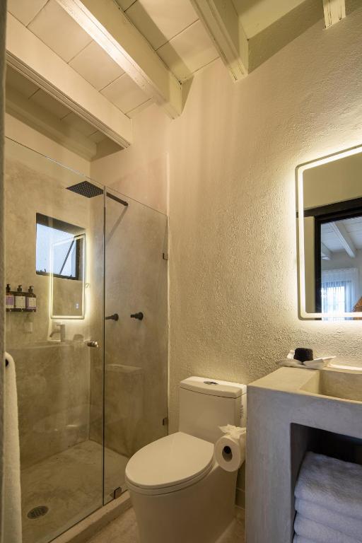 Koupelna v ubytování HOLT Hotel del Pueblito