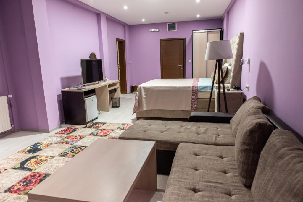 Posezení v ubytování Hotel Gold