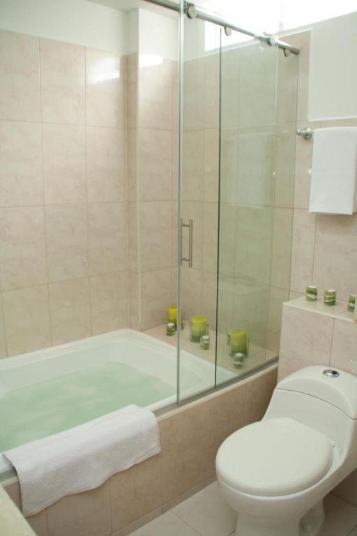 Koupelna v ubytování Hotel Condina Pereira