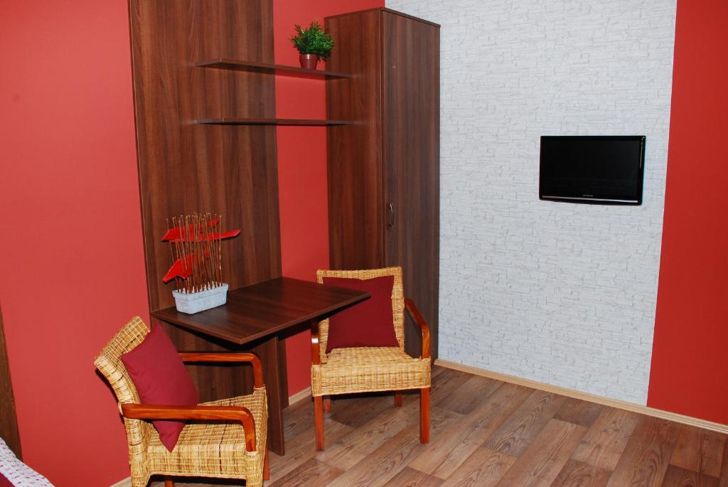 Telewizja i/lub zestaw kina domowego w obiekcie Vinařství Pastorek