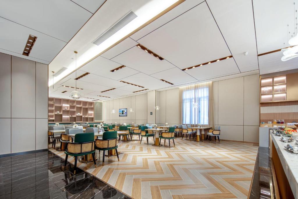 Restaurace v ubytování Atour Hotel Foshan Chancheng Zhangcha