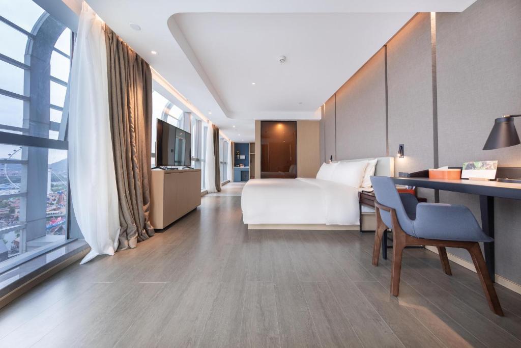 Posezení v ubytování Atour Hotel Foshan Shunde Happy Coast