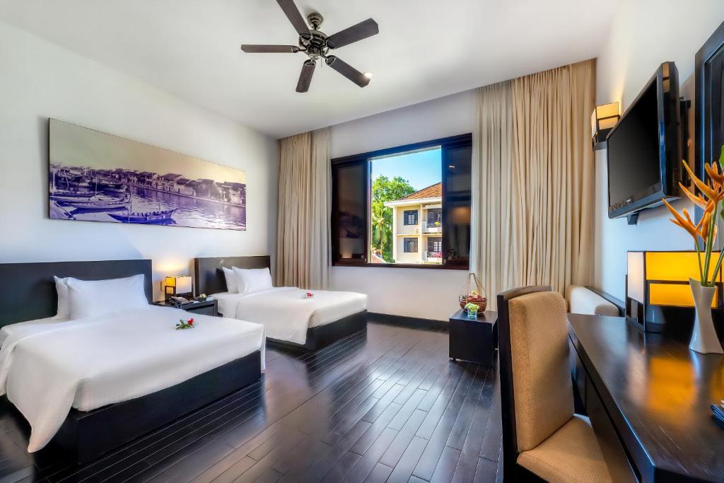 HOI AN HISTORIC HOTEL - Prime Avec Piscine / Jardin / Ville View