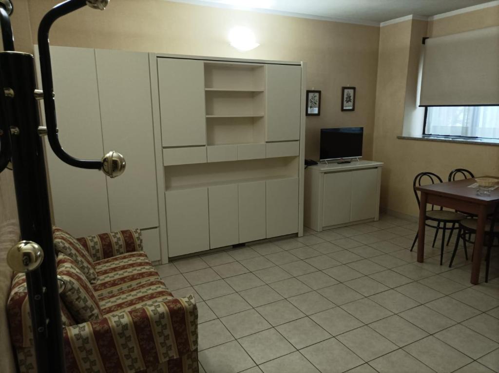 Kuchyň nebo kuchyňský kout v ubytování Residence Le Arcate