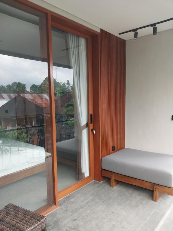 Balkón nebo terasa v ubytování Cuan House Ubud