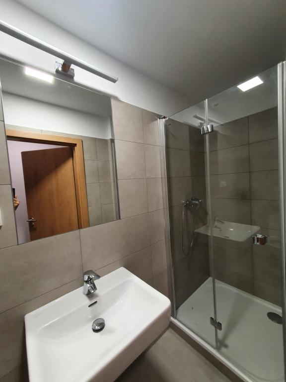 Koupelna v ubytování Apartmány Česká Třebová