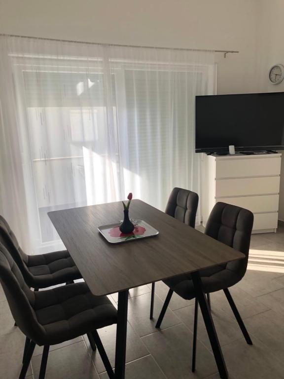 TV a/nebo společenská místnost v ubytování Apartmani Gavran
