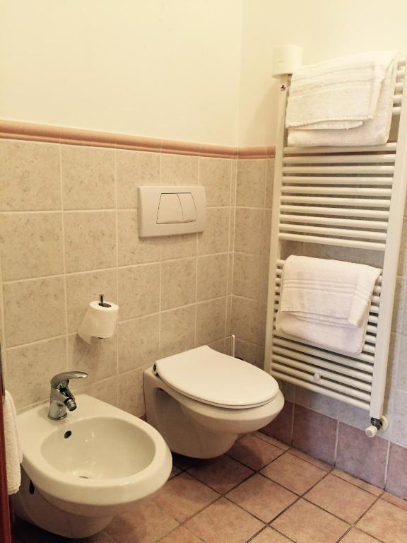 Koupelna v ubytování Albergo San Lorenzo