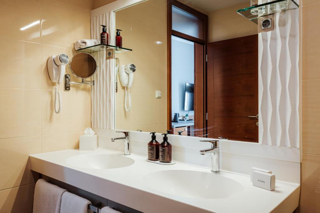 Koupelna v ubytování Hotel Slatina Superior