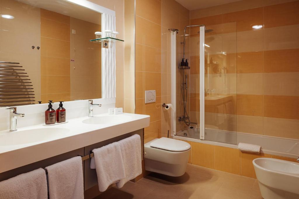 Koupelna v ubytování Hotel Slatina Superior