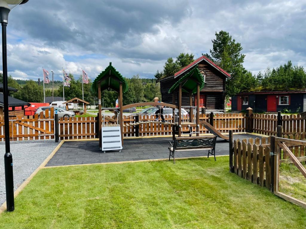 Zahrada ubytování Berkåk Gjestegård