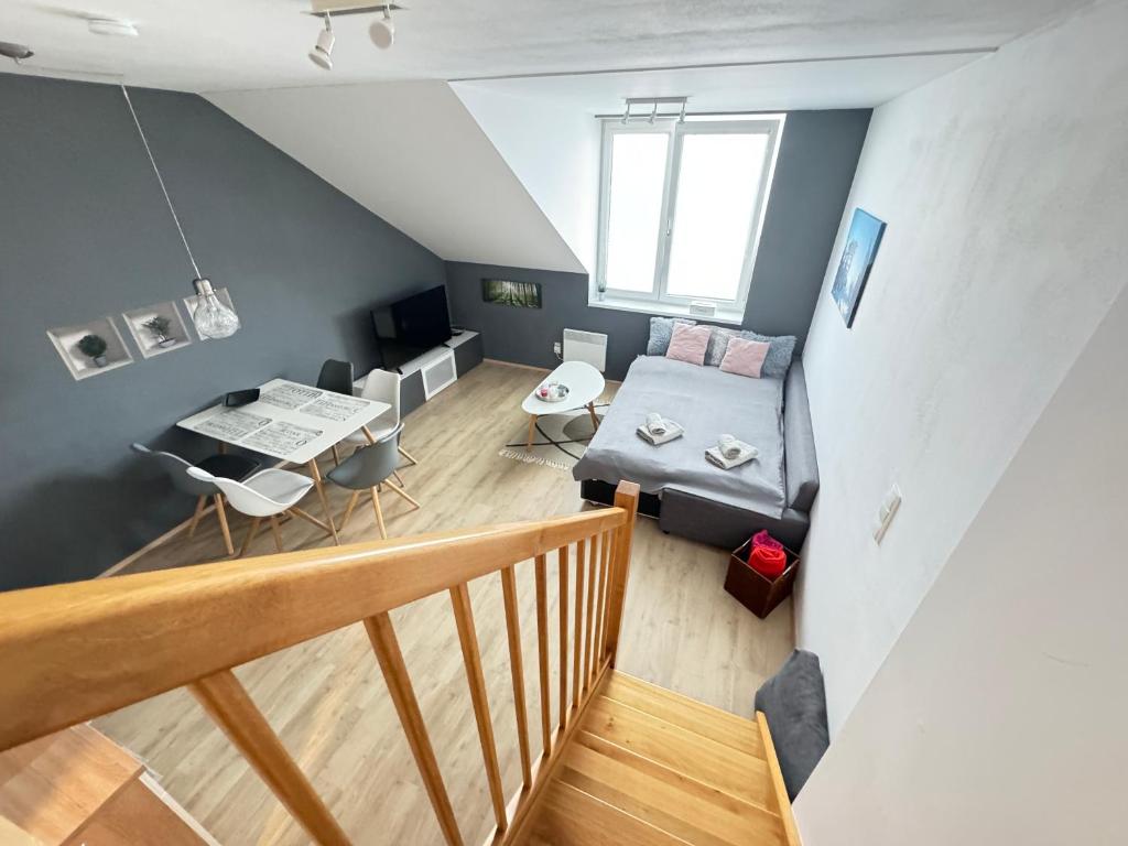 Posezení v ubytování Dolní Morava - Apartmány