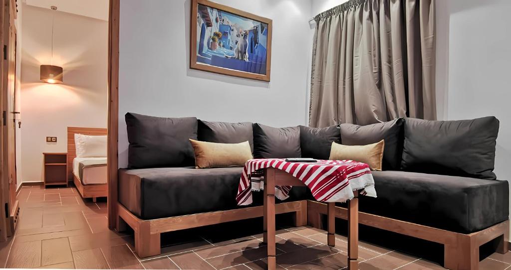 Posezení v ubytování Aparthotel Dar Nowara Chaouen