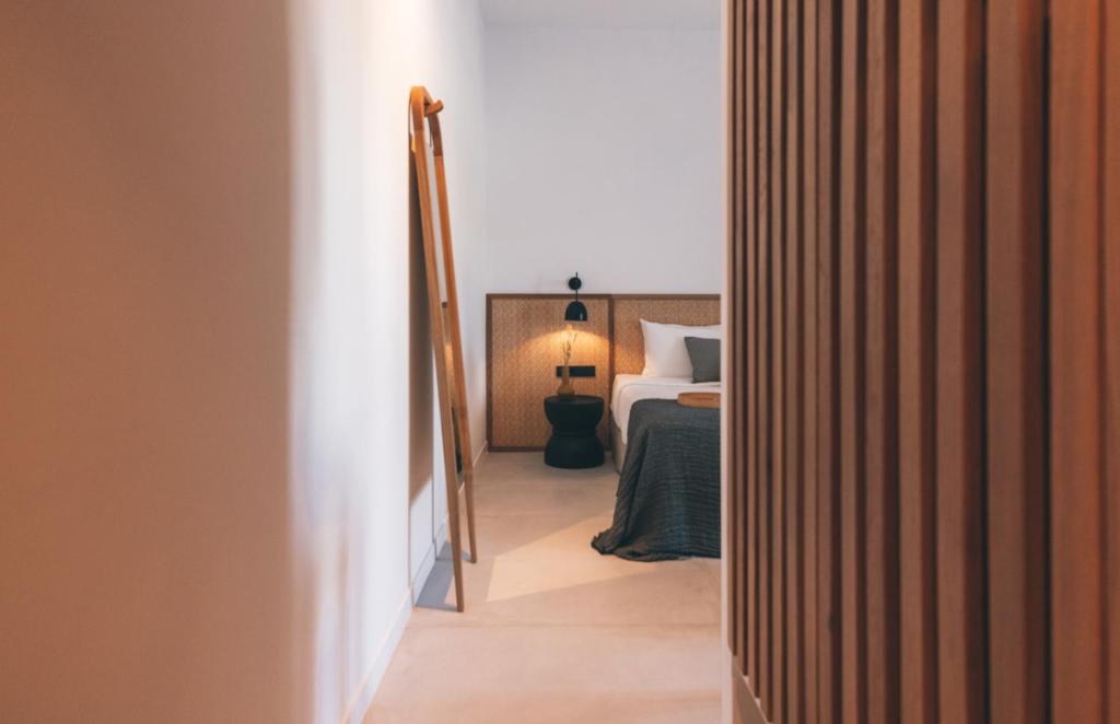 Telewizja i/lub zestaw kina domowego w obiekcie Adama Mykonos Boutique Hotel
