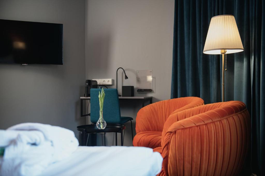TV a/nebo společenská místnost v ubytování Quality Hotel Galaxen
