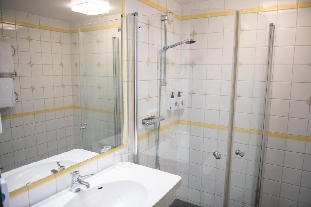 Koupelna v ubytování Quality Hotel Galaxen