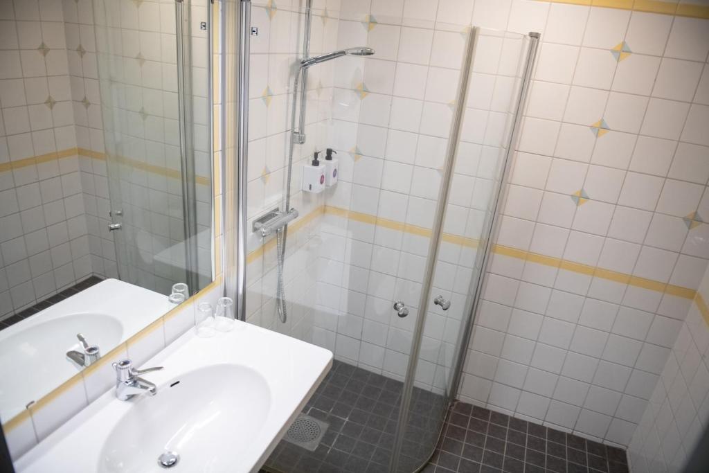 Koupelna v ubytování Quality Hotel Galaxen
