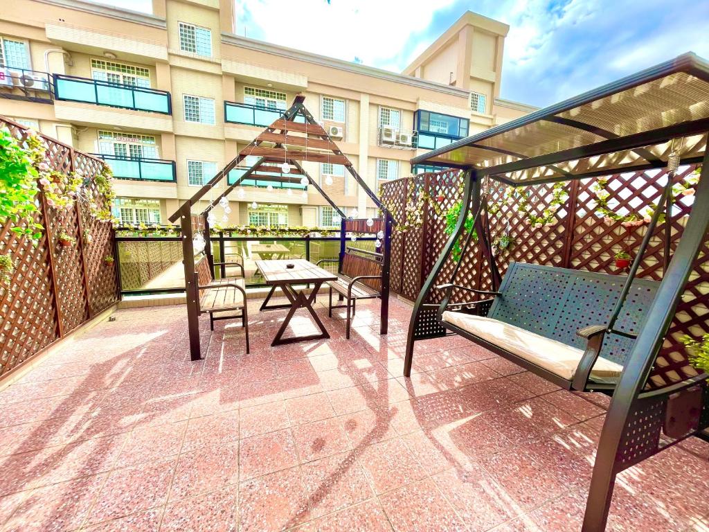 Balkón nebo terasa v ubytování Banshan Yunxiu Homestay