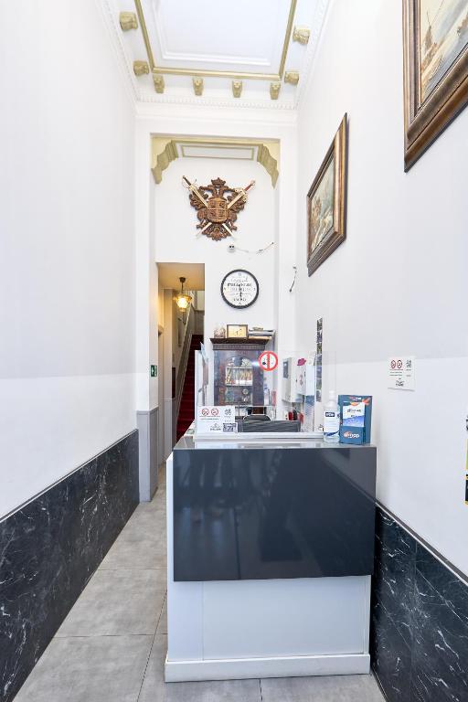 Kuchyň nebo kuchyňský kout v ubytování Hotel Derby MERODE