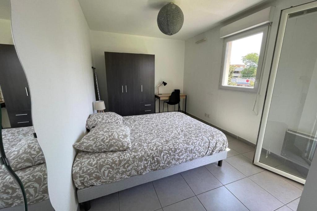 Cama ou camas em um quarto em Le Galine- Terrace air conditioning and parking!