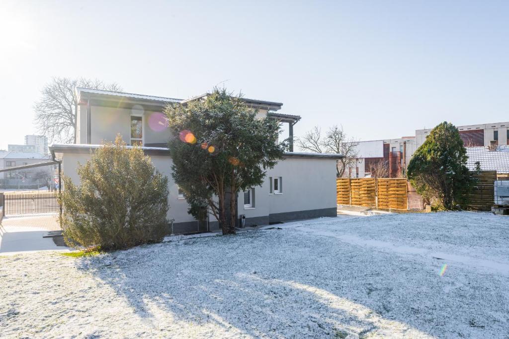 Apartmány Modřany v zimě
