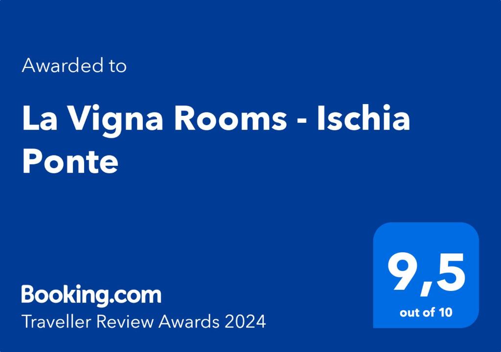 Um certificado, prémio, placa ou documento mostrado em B&B La Vigna - Ischia Ponte
