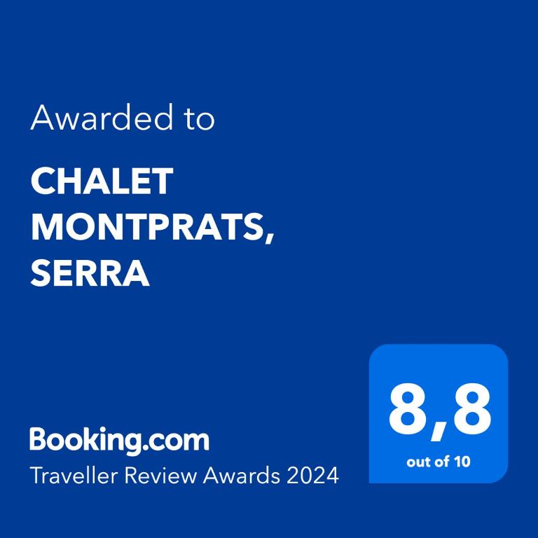 Certifikát, hodnocení, plakát nebo jiný dokument vystavený v ubytování CHALET MONTPRATS, SERRA