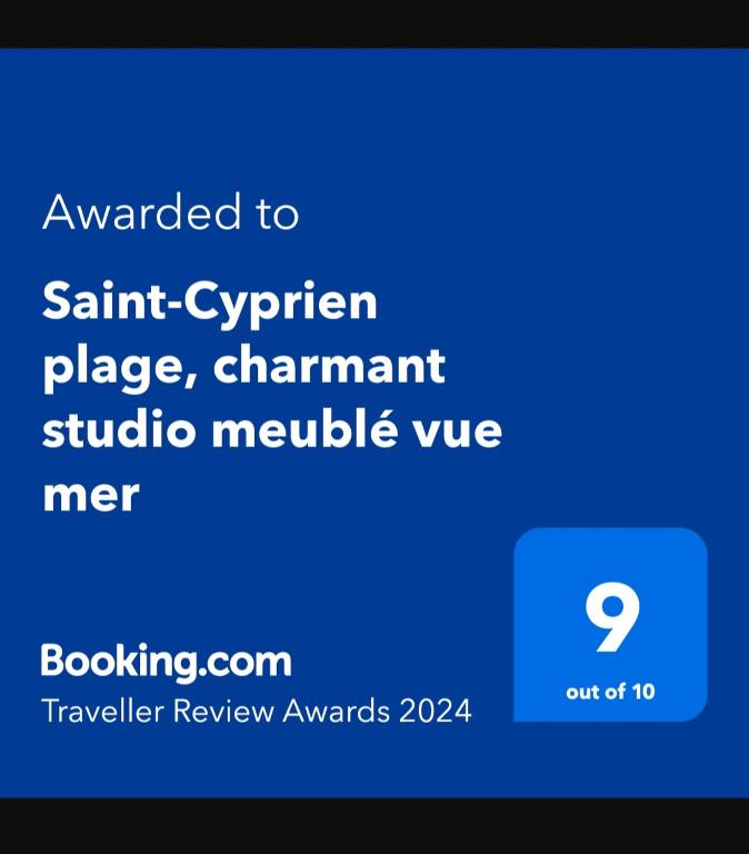 Fotografia z galérie ubytovania Saint-Cyprien plage, charmant studio meublé vue mer v destinácii Saint-Cyprien